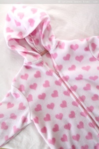 fleece hooded jacket pattern for baby