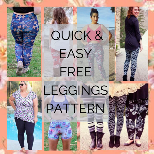 FREE Easy Leggings Sewing Pattern