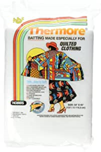 Thermore batting for quilted clothing