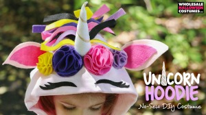 diy unicorn hoodie refashion upcycle tutorial
