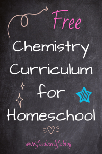 Chemistry curriculum for homeschool