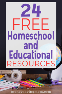 24 free homeschool and educational resources