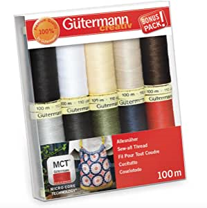 Gutermann thread basic colours all purpose sewing thread