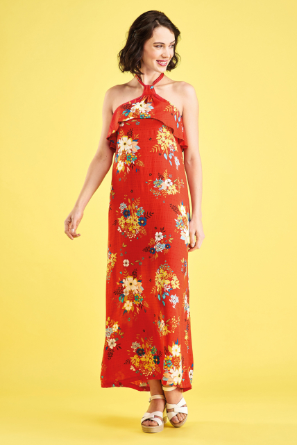 Free halterneck dress pattern from Amanda Walker