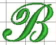 Loki Alphabet embroidery design set - letter B {Cute Embroidery}