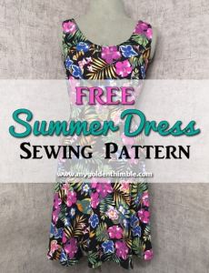 free summer dress pattern