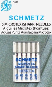 Sharp sewing machine needles mixed pack (Amazon paid link)