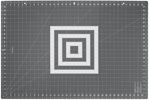 Fiskars crafts folding self healing cutting mat, 24 x 36 - pair with the rotary cutters for cutting fabric, paper, felt etc (Amazon paid link)