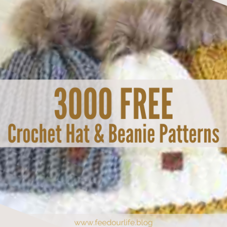 3000 free crochet hat and beanie patterns