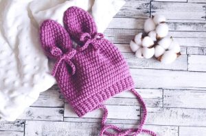 baby hat with ears free crochet pattern