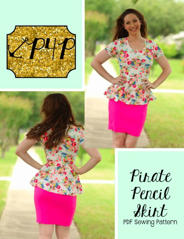 PIRATE PENCIL skirt pattern