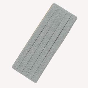 Bias tape natural cotton linen grey