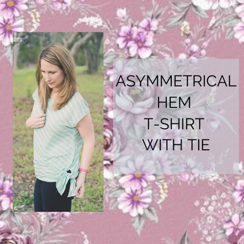 FREE Asymmetrical Hem T Shirt Sewing Pattern