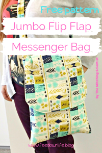 Jumbo Flip Flap messenger bag free pattern