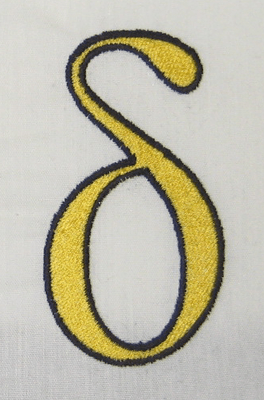 Delta machine embroidery design {Cute Embroidery}