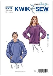 Kwik Sew Unisex Easy Sewing Pattern Tracksuit Sweater Hoodies