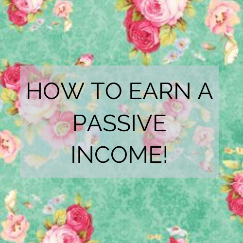 How to earn a passive income through blogging