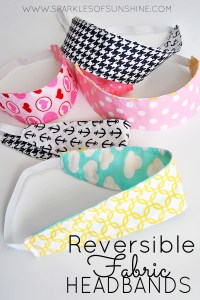 reversible fabric headbands