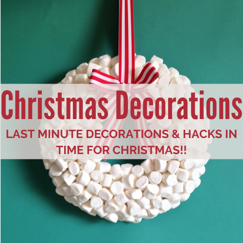 Last Minute Christmas Ideas and Ornaments