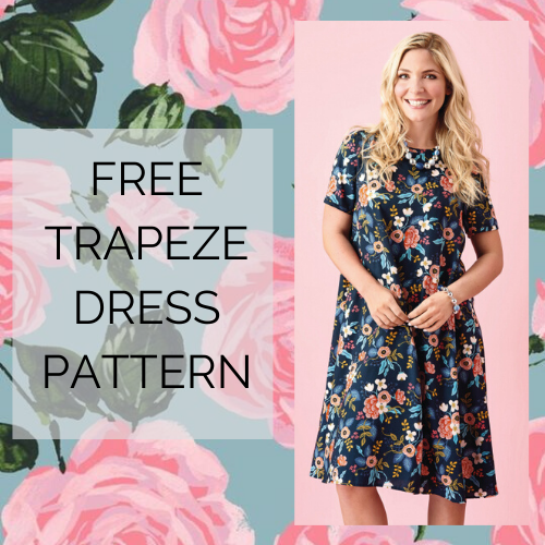 FREE Short Sleeved Trapeze Dress Sewing Pattern