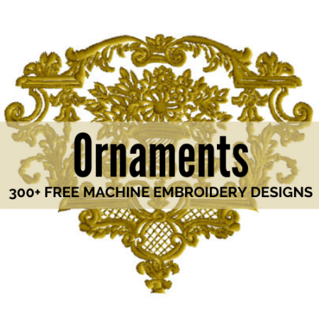 FREE ORNAMENTS machine embroidery designs