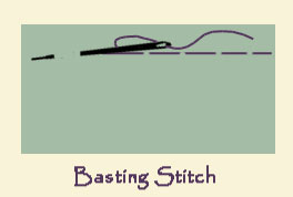 Basting stitch