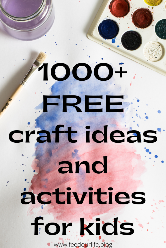 1000 free craft ideas and activities for kids