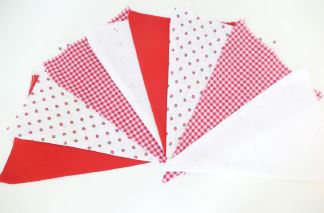 Bunting tutorial instructions 6