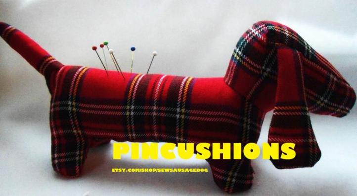 Sausage Dog Pin Cushion, Please Please I want one - from Sew Sausage Dog on Etsy