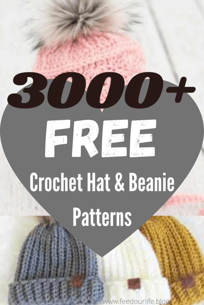 3000 PLUS FREE CROCHET HAT AND BEANIE PATTERNS