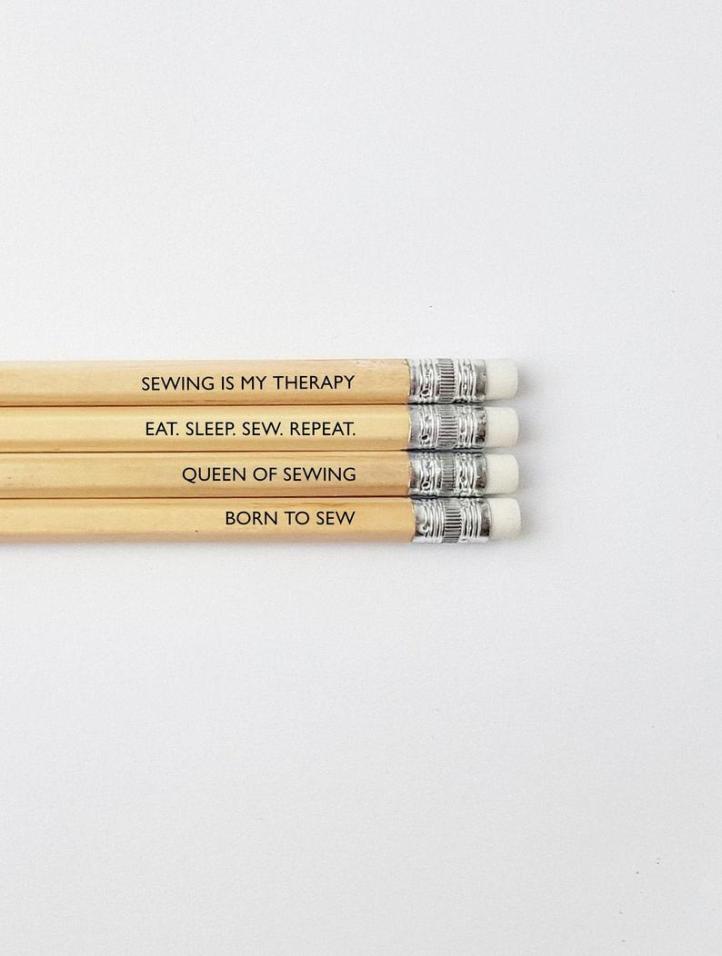Sewing pencils every sewer needs, from Maple and Grace (Etsy)