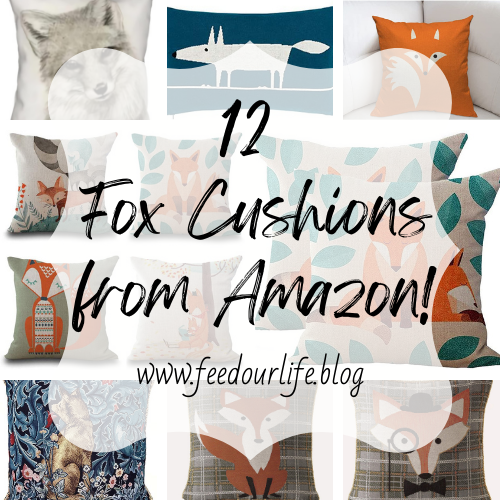 12 Stunning Fox Cushions for your Home Decor