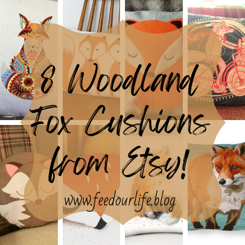 8 Beautiful Fox Cushions for your Woodland Decor