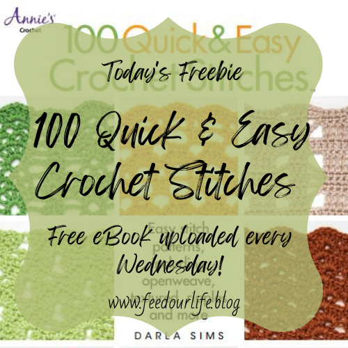 Free Crochet eBook – 100 Quick & Easy Crochet Stitches