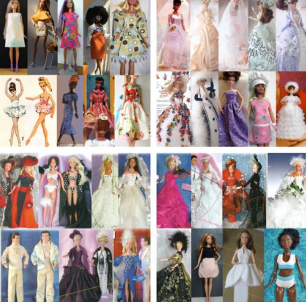 1300 Barbie sewing patterns for sale - feedourlife