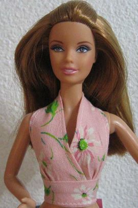 Halter neck Barbie sewing pattern - feedourlife