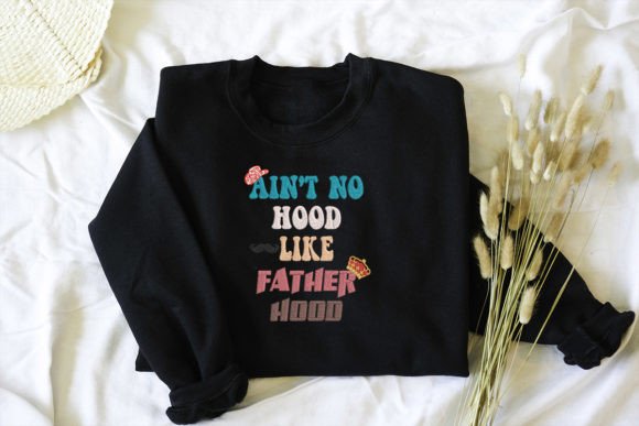 Aint no hood like fatherhood free machine embroidery design - www.feedourlife.blog