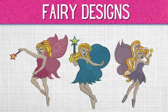 fairy machine embroidery designs