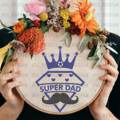 Free Father’s Day Machine Embroidery Design