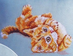 Free Kitten Cross Stitch Chart - www.feedourlife.blog