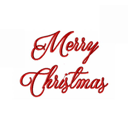 Merry Christmas machine embroidery design FREE from www.feedourlife.blog