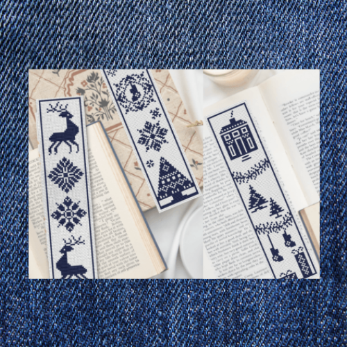 Free Christmas Cross Stitch Bookmark Patterns