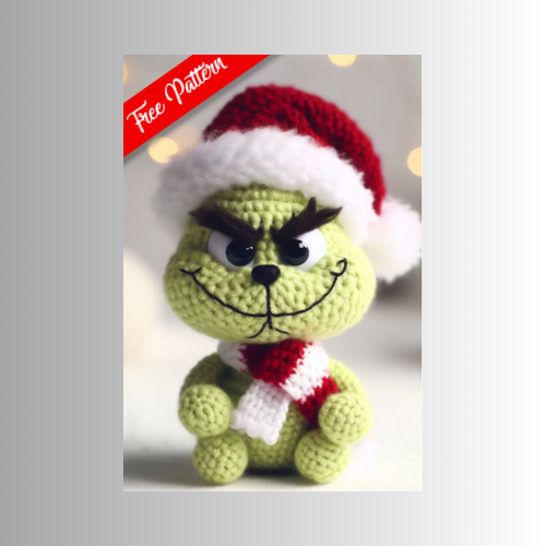 Free Christmas Grinch Crochet Toy