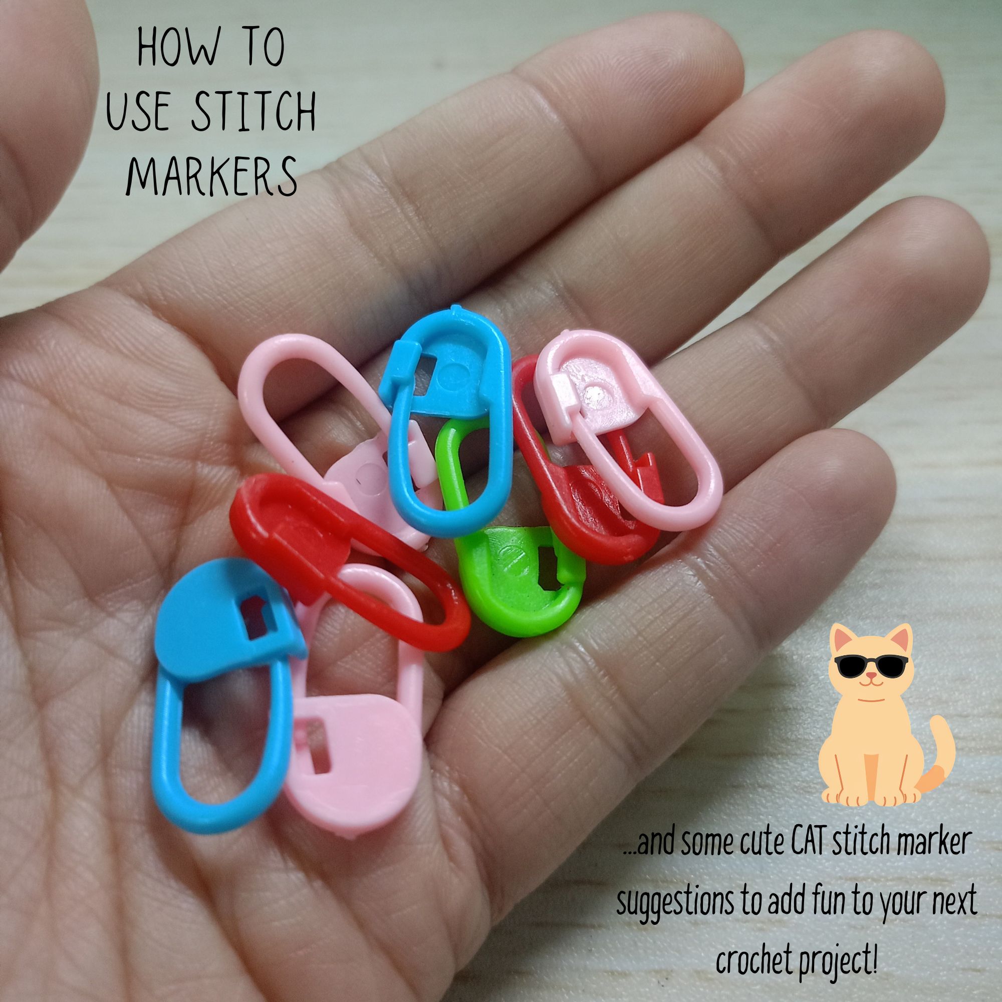 How to Use Stitch Markers (And Why Cat Stitch Markers Make It More Fun)
